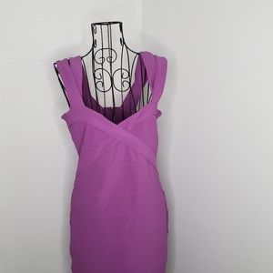 Topshop purple bandage dress🦄